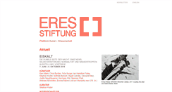 Desktop Screenshot of eres-stiftung.de